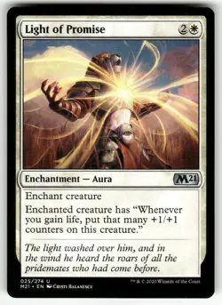 Light of Promise #25 U MTG Core Set 2021 - Image 1