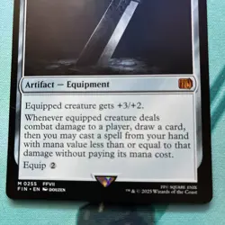 Buster Sword Final Fantasy MTG Regular Non-Foil - Image 3