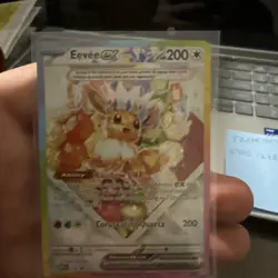 Pokemon TCG Eevee EX SVP 174 Black Star Promo Prismatic Evolutions UPC - Image 1