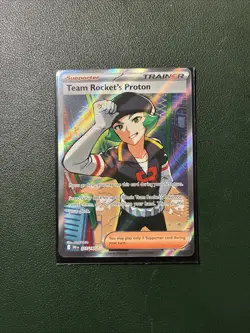 Pokemon Team Rocket’s Proton 227/182 Full Art Trainer DRI Destined Rivals NM/M - Image 1
