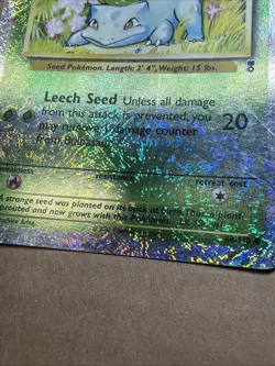 Pokemon Bulbasaur Legendary Collection 68/110 Reverse Holo Nintendo LP - Image 4