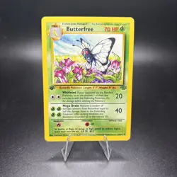 Pokemon Butterfree 33/64 - NM - 1999 1st Edition Jungle - Uncommon Near Mint -c - Image 1
