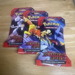 Pokemon TCG: Destined Rivals Sleeved Booster Pack - Lot 3 Packs New Sealed - Image 4