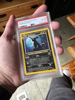 Umbreon Holo PSA 6 Pokemon 2002 Neo Discovery #13 - Image 3