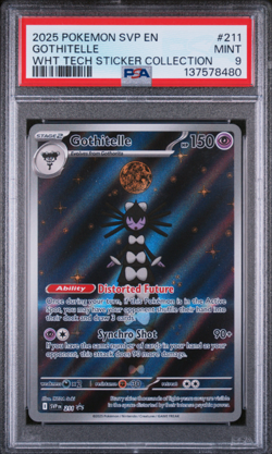 PSA 9 2025 POKEMON SVP EN-SV BLACK STAR PROMO #211 GOTHITELLE - Image 1