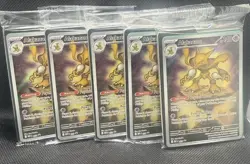 (5) Pokemon TCG Alakazam 009 SEALED Black Star Promo Illustration Mega Evolution - Image 1