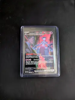 Pokemon TCG Destined Rivals Team Rocket's Mewtwo ex SIR 231/182 NM - Image 1