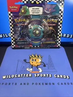 Pokemon 2024 Back To School Eraser Blister BELLIBOLT with 2 Sealed Booster Packs - Image 1