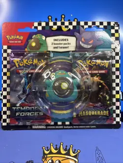 Pokemon 2024 Back To School Eraser Blister BELLIBOLT with 2 Sealed Booster Packs - Image 2