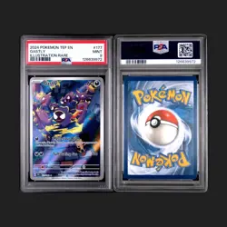 2024 POKEMON TEF EN-TEMPORAL FORCES ILLUSTRATION RARE #177 GASTLY PSA 9 - Image 3