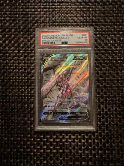 2022 POKEMON JPN SPACE JUGGLER FULL ART/ORIGIN FORME PALKIA V PSA 10 - Image 1