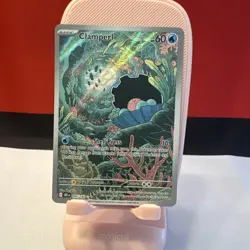 Pokemon Clamperl 195/182 Destined Rivals Illustration Rare Full Art Holo 60 HP - Image 1