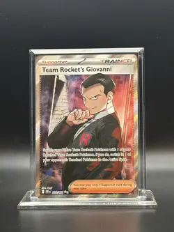 2025 Pokemon Destined Rivals - Team Rocket’s Giovanni No. 225/182 - Image 1