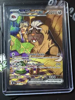 Arven's Mabosstiff ex 235/182 SIR, Destined Rivals, Full Art Holo Pokemon TCG NM - Image 1