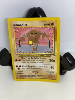Vintage Pokemon TCG Hitmonlee Neo Destiny 42/105 Uncommon NM/LP Great Condition - Image 1