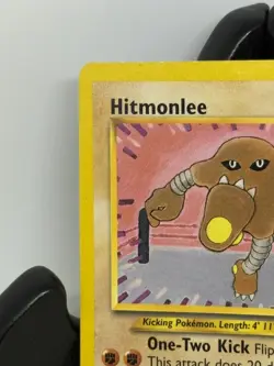 Vintage Pokemon TCG Hitmonlee Neo Destiny 42/105 Uncommon NM/LP Great Condition - Image 3