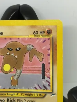 Vintage Pokemon TCG Hitmonlee Neo Destiny 42/105 Uncommon NM/LP Great Condition - Image 4