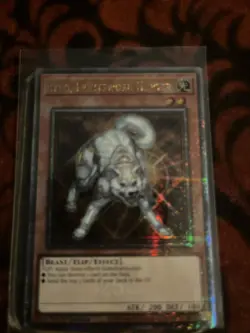 YUGIOH RYKO, LIGHTSWORN HUNTER QUARTER CENTURY SECRET RARE RA02-EN003 NEAR MINT - Image 1