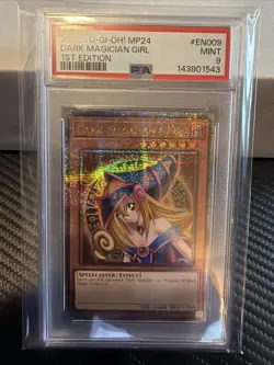 Dark Magician Girl MP24-EN009 Yugioh 25th Tin Quarter Century Secret Rare PSA 9 - Image 4