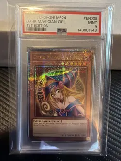 Dark Magician Girl MP24-EN009 Yugioh 25th Tin Quarter Century Secret Rare PSA 9 - Image 5
