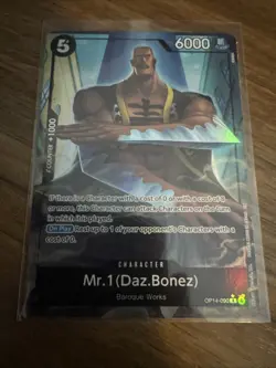 One Piece TCG Mr. 1 (Daz.Bonez) OP14-090 Rare Alt Art – Near Mint - Image 2