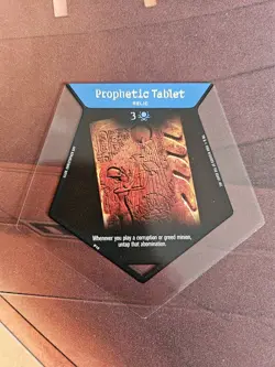 Hecatomb CCG Card Game Promo P10 Prophetic Tablet - Image 1