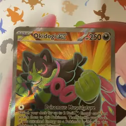 Okidogi ex - Shrouded Fable 082/064 - Full Art Pokemon Card Near Mint - Image 3