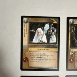 Decipher Lord of the Rings TCG Ents of Fangorn Gandalf & Ents 6 Rare Card Lot - Image 2