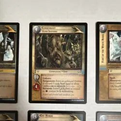 Decipher Lord of the Rings TCG Ents of Fangorn Gandalf & Ents 6 Rare Card Lot - Image 3