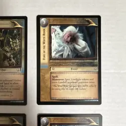 Decipher Lord of the Rings TCG Ents of Fangorn Gandalf & Ents 6 Rare Card Lot - Image 4
