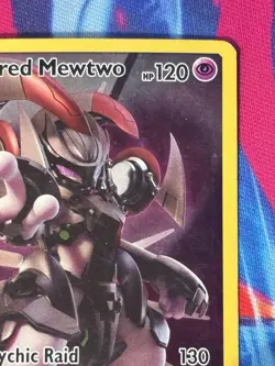 2019 Pokemon Mewtwo Armored SM228 Holo Card MP - Image 4