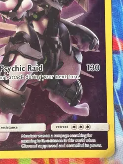 2019 Pokemon Mewtwo Armored SM228 Holo Card MP - Image 5
