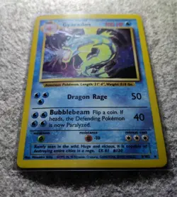 Pokemon 1999 TCG: Gyarados Holographic Card Base Set Unlimited Rare 6/102 - Image 4