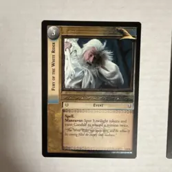 Decipher Lord of the Rings TCG Gandalf Rare Card Lot 6 Fury of the White Rider - Image 2