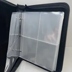 Pokemon Trading Card Album Wallet Binder Navy Charmander Dragon Character 400 - Image 2