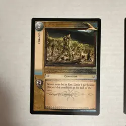 Decipher Lord of the Rings TCG Gandalf & Ent 6 Rare Card Lot Enraged Mithrandir - Image 2