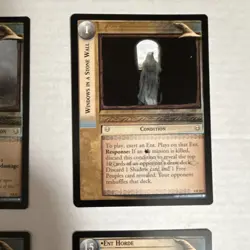 Decipher Lord of the Rings TCG Gandalf & Ent 6 Rare Card Lot Enraged Mithrandir - Image 4