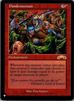 Pandemonium (EXO) R The List Reprints 93/143 LP - Image 1