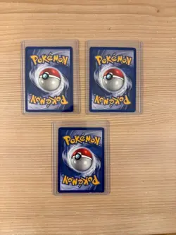 Pokemon TCG Aerodactyl, Kabutops, Hitmonlee 1999 Fossil Set Holo Rare Cards - Image 2