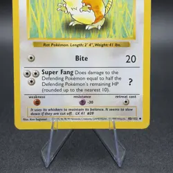 Pokemon Raticate 040/102 Base Set (Shadowless) Regular - Image 3