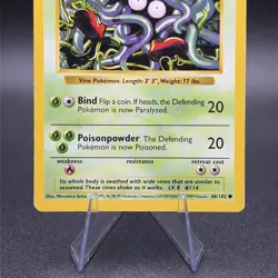 Pokemon Tangela 066/102 Base Set (Shadowless) Regular - Image 3