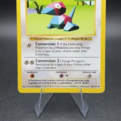 Pokemon Porygon 039/102 Base Set (Shadowless) Regular - Image 3