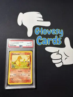 2000 Pokemon Base Set 2 Charmander 69/130 PSA 10 - Image 3