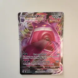 Pokemon Gengar VMAX Full Art Holo Ultra Rare 157/264 Fusion Strike 320 HP - Image 5