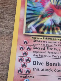 2001 Pokemon HO-OH #7/64 Neo Revelation Unlimited Holo - Image 5