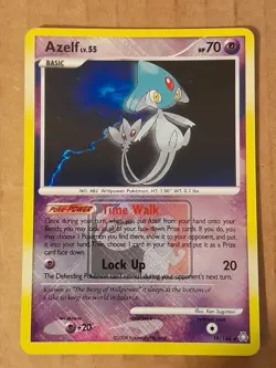 Pokemon Azelf 19/146 League Crosshatch Promo NM See Pictures - Image 1