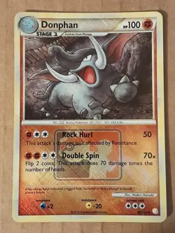 Pokemon Donphan 40/123 League Crosshatch Promo NM See Pictures - Image 1
