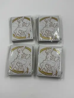 4x NEW Pokemon Arceus Brilliant Stars Sleeves from ETB 65 Sealed - Image 1