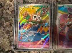 Pokemon First Partner Collection Promos 43 44 45 Rowlet Popplio Litten - Image 2