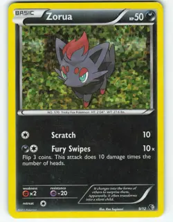 Zorua - Holo - 9/12 McDonald's Collection 2011 - Pokemon TCG - 2011 - Image 1